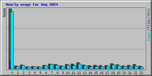 Hourly usage for May 2024